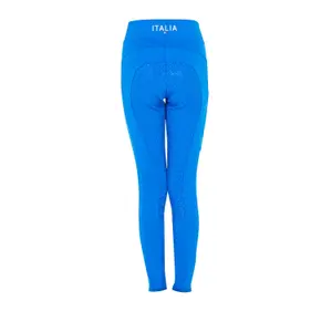Girls' full grip riding leggings Equestro X Fise image-2
