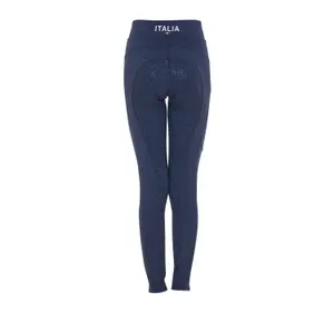 Girls' full grip riding leggings Equestro X FISE image-1