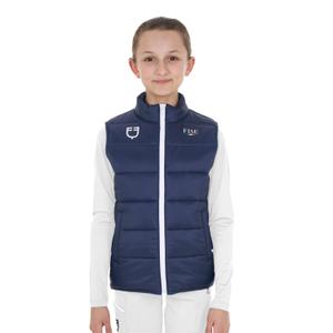lfetku00084-navy-blazer-19-3923-sleeveless-down-jacket-equestro-x-fise-navy-blazer