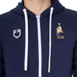 Zip-up hoodie Equestro X Fise image-1