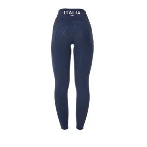 Women's full grip riding leggings Equestro X FISE image-2