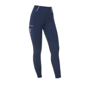 Women's full grip riding leggings Equestro X FISE image-1