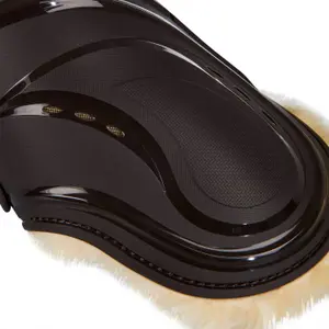 Ochraniacze na nogi dla koni z poliuretanu z syntetyczną skórą jagnięcą Equestro Evolution image-3