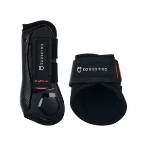 Botas para potros cerradas y protectores de tendones en TPU y neopreno Equestro image-0