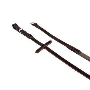 Wędzidła dla koni ze skóry i gładkiej gumy Equestro image-1