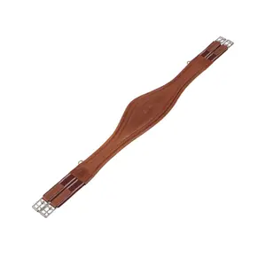 Leather jump strap with elastics Equestro image-1