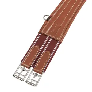 Leather jump strap with elastics Equestro image-2