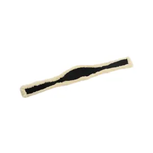 Synthetic sheepskin jumping girth for horses Equestro image-0