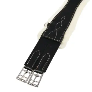 Pas napinowy z syntetycznej owczej skóry Equestro New image-2