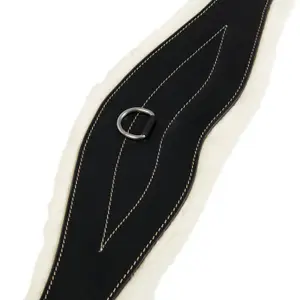 Pas napinowy z syntetycznej owczej skóry Equestro New image-3