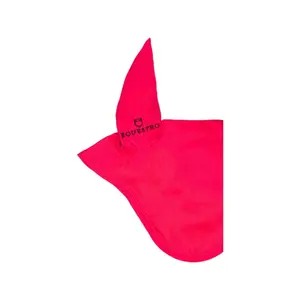 Cotton fly bonnet for horse Equestro image-1