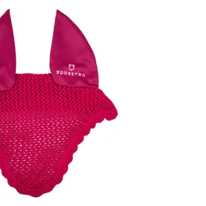 Czapka na muchy dla konia z bawełny z elastycznymi uszami Equestro image-2