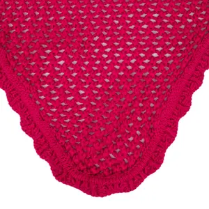 Czapka na muchy dla konia z bawełny z elastycznymi uszami Equestro image-3