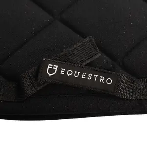 Podkładka do skoków z bawełny z pasmanterią i logo dla konia Equestro image-4
