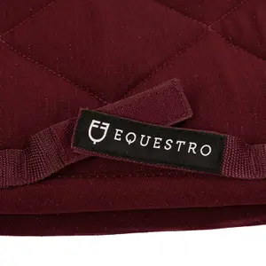 Podkładka do skoków z bawełny z pasmanterią i logo dla konia Equestro image-4