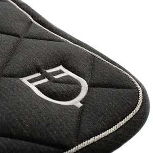 Podkładka do skoków z bawełny z pasmanterią i logo dla konia Equestro image-3