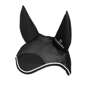 ss00560a-black-black-fly-veil-for-horse-with-white-trim-equestro-black-black