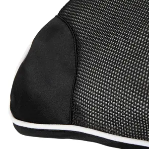 Czapka przeciw owadom dla konia z białym wykończeniem Equestro image-4