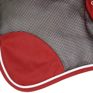 Czapka przeciw owadom dla konia z białym wykończeniem Equestro image-2