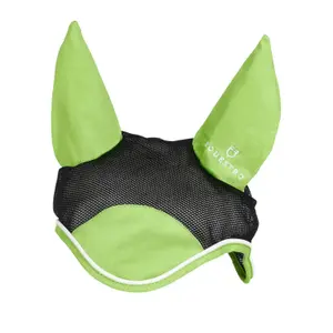 Czapka przeciw owadom dla konia z białym wykończeniem Equestro image-1