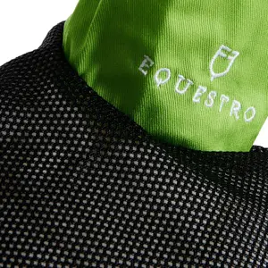 Czapka przeciw owadom dla konia z białym wykończeniem Equestro image-3