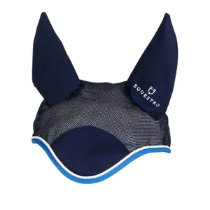 Czapka przeciw owadom dla konia z białym wykończeniem Equestro image-1