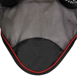 Vliegenkap voor paard met rode afwerking Equestro image-2