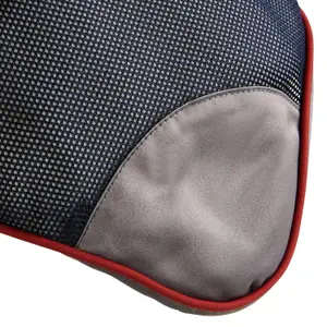 Vliegenkap voor paard met rode afwerking Equestro image-2