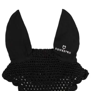 Flugnät för hästar i bomull med napp Equestro image-2