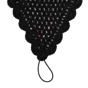 Flugnät för hästar i bomull med napp Equestro image-3