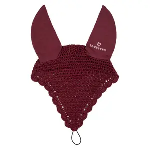 Flugnät för hästar i bomull med napp Equestro image-0