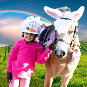 Boné de cavalo Equetech Bunny Rabbit image-1