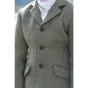 Tweed-Turnier-Reitjacke Kind Equetech Claydon image-3