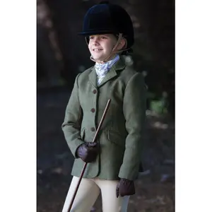 Tweed-Turnier-Reitjacke Kind Equetech Claydon image-1