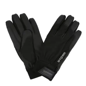 Waterproof riding gloves for kids Equetech Storm image-0