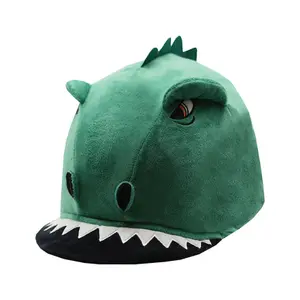 Czapka do dziecięcego kasku jeździeckiego Equetech T-Rex Dino image-0