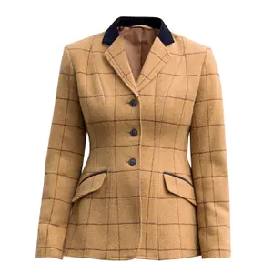 Reitjacke aus Tweed, Damen Equetech Wheatley Deluxe image-0