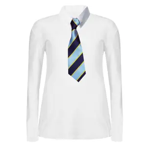Girl's long sleeve show riding shirt Equetech Rallye image-0