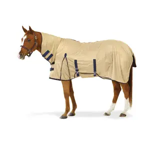 Fly Blanket with neck cover Equi-Essentials Softmesh image-1