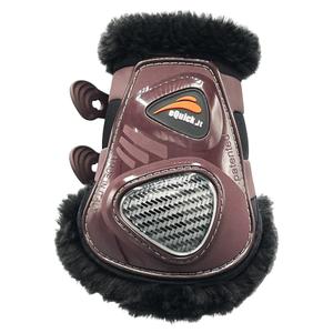 ecarbshrlmas-protege-boulets-pour-cheval-avec-fourrure-equick-ecarbon-fluffy-brown-brown