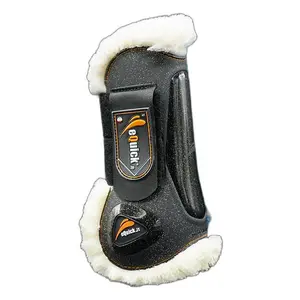 Ochraniacze na przednie nogi konia eQuick eLight glitter fluffy image-0