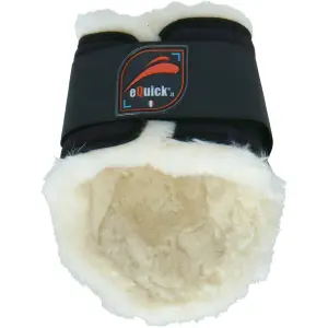 Protector de tendón para caballo trasero eQuick eLight fluffy image-1