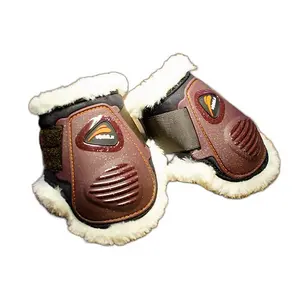 Protège-boulets pour cheval arrière eQuick eLight glitter fluffy image-1