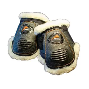 Protège-boulets pour cheval arrière eQuick eLight glitter fluffy image-1