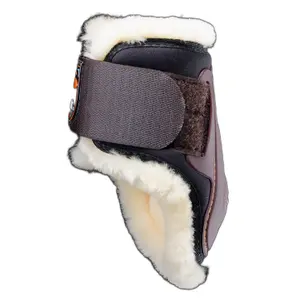 Protector de tendón para caballo trasero eQuick eLight fluffy image-1