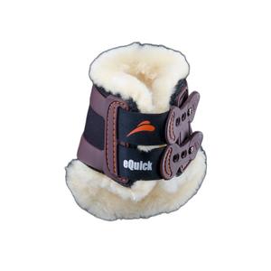 Rear Fetlock Protectors eQuick eShock fluffy image-1