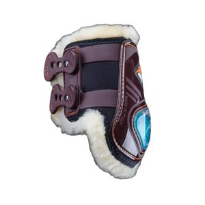 Rear Fetlock Protectors eQuick eShock fluffy image-2