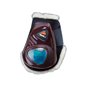 Klauenschutz für Hinterpferd mit Fell eQuick eShock Velcro image-0