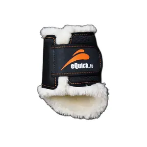 Fetlockskydd för bakre häst eQuick Etraining fluffy image-0