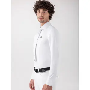 Wedstrijdpolo met lange mouwen Equiline Niam image-2